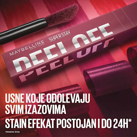 SUPER STAY PEEL OFF  gel za usne - 001 aura MAYBELLINE NEW YORK