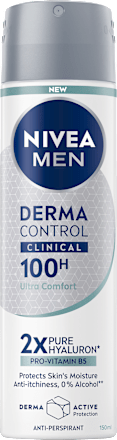 Pánsky antiperspirant v spreji Derma Control Clinical 100h Ultra Comfort NIVEA MEN