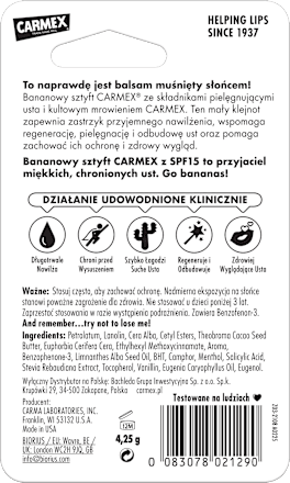 Banana sztyft do ust Carmex