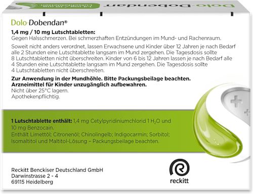 Dolo-Dobendan 1.4mg/10 mg Lutschtabletten Dolo-Dobendan