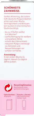 Zahnpasta Schönheits Zahnweiß Perlweiss
