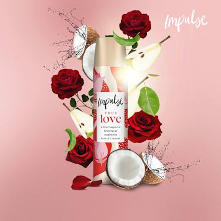 Deospray True Love Rose & Coconut Impulse