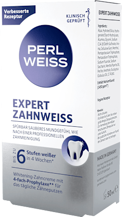 Zahnpasta Expert Zahnweiss Perlweiss