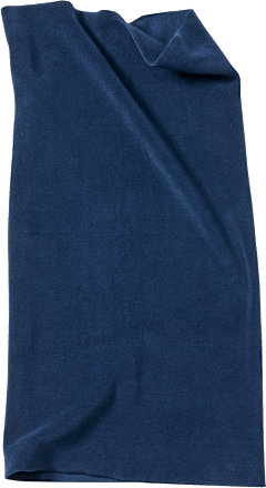 Loop Schal aus Fleece, blau PUSBLU