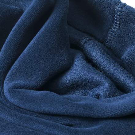 Loop Schal aus Fleece, blau PUSBLU