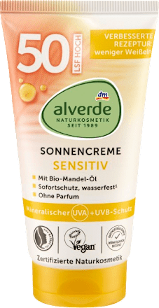 Crema solare SENSITIV SPF50 alverde