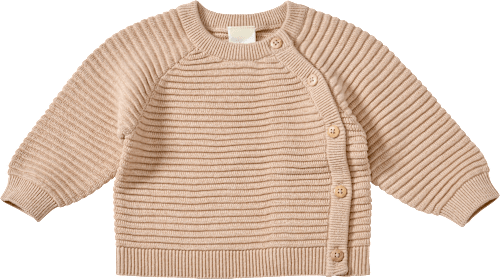 Pullover mit Wickelschnitt & Raglan-Ärmel, beige, Gr. 56 ALANA