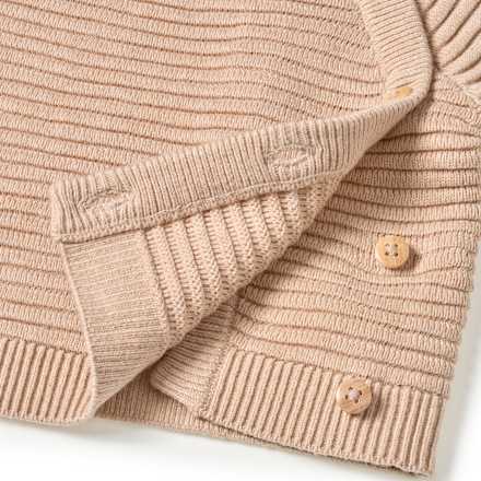 Pullover mit Wickelschnitt & Raglan-Ärmel, beige, Gr. 68 ALANA