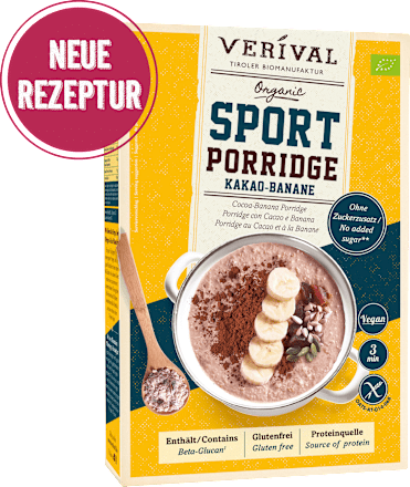 Protein Porridge, Kakao & Banane, glutenfrei VERIVAL