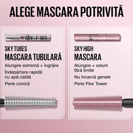 Mascara Lash Sensational Sky High Tubes MAYBELLINE NEW YORK