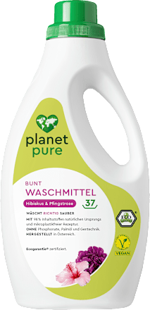 Waschmittel Bunt Hibiskus & Pfingstrose planet pure