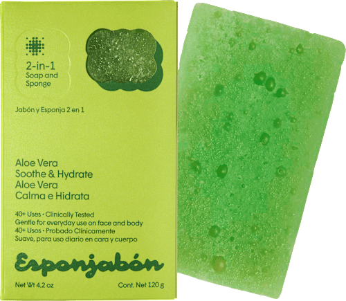 Spuživca sa sapunom Aloe Vera 2u1 Esponjabon