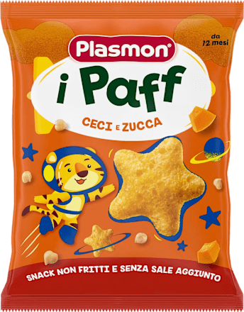 Paff ceci e zucca per bambini dal 12° mese Plasmon