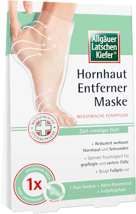 Allgäuer Latschenkiefer Hornhaut Entferner Maske 1 Paar Allgäuer LatschenKiefer
