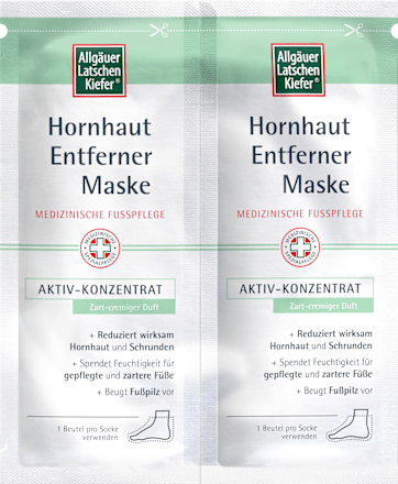 Allgäuer Latschenkiefer Hornhaut Entferner Maske 1 Paar Allgäuer LatschenKiefer
