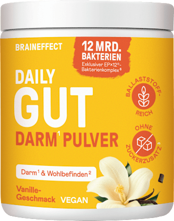 Daily Gut Darm Pulver Vanille BRAINEFFECT