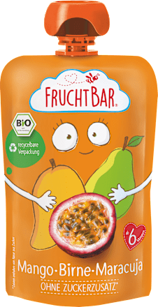 Quetschie Mango, Birne & Maracuja ab 6 Monaten FruchtBar