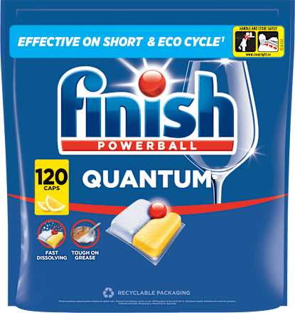 Mosogatógép tabletta Quantum Lemon Finish