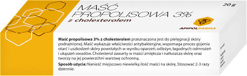 Maść propolisowa 3% z cholesterolem farmina