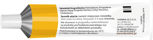 Maść propolisowa 3% z cholesterolem farmina
