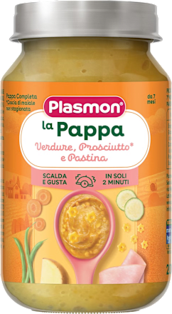 La Pappa verdure prosciutto e pastina Plasmon