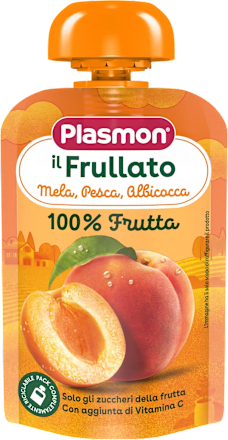 Frullato mela, pesca e albicocca Plasmon
