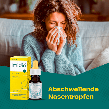 Imidin N Nasentropfen 1 mg/ml Xylometazolinhydrochlorid Nasentropfen, Lösung ARISTO