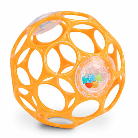 Rattle hračka 0m+, orange Oball