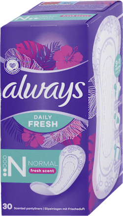 Slipové vložky Daily Fresh Normal always