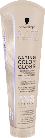 Preljev za kosu Caring Color Gloss – Platinum Schwarzkopf GLOSS SUPREME