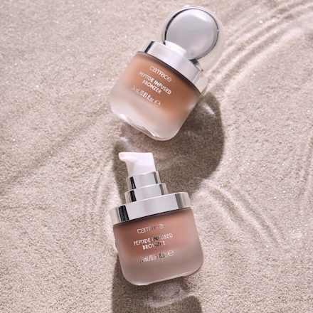 Tekući bronzer Seashell Stories Peptide Infused – C01 Too Tan To Handle CATRICE