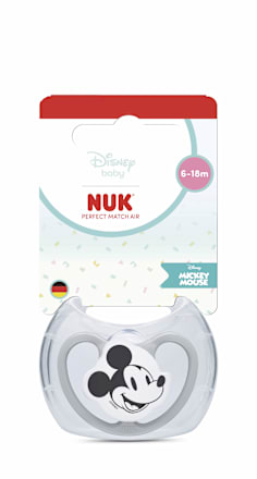 Залъгалка Perfect Match Air Мики Маус, 6-18м. NUK