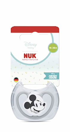 Залъгалка Perfect Match Air Мики Маус, 18-36м. NUK