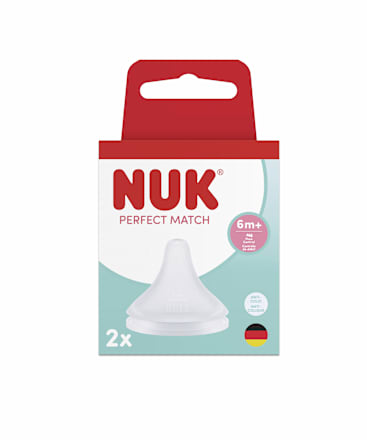 Биберон за шише Perfect Matche, 6м.+, flow control NUK