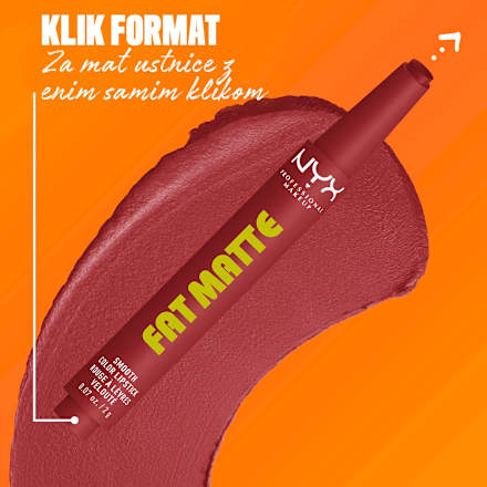 Šminka Fat Matte, 09 Mauve Cloud NYX PROFESSIONAL MAKEUP
