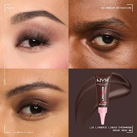 Tekoče senčilo za veke Lid Lingerie Matte, 06 Mocha Mesh NYX PROFESSIONAL MAKEUP