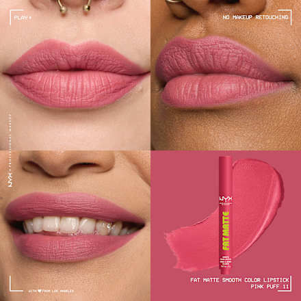 Šminka Fat Matte, 11 Pink Puff NYX PROFESSIONAL MAKEUP