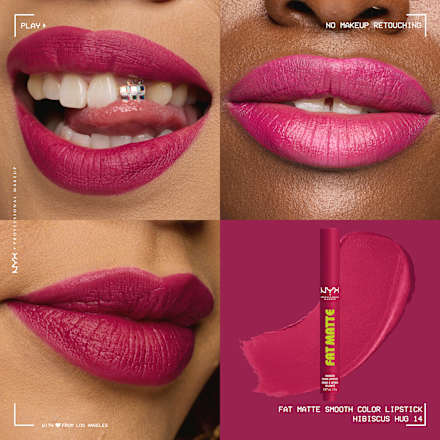 Šminka Fat Matte, 14 Hibiscus Hug NYX PROFESSIONAL MAKEUP