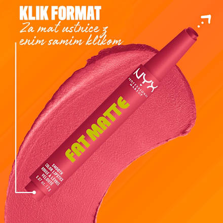 Šminka Fat Matte, 11 Pink Puff NYX PROFESSIONAL MAKEUP