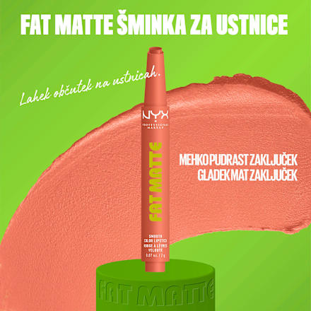 Šminka Fat Matte, 02 Cashmere Cutie NYX PROFESSIONAL MAKEUP
