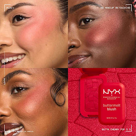 Rdečilo za lica Buttermelt, 05 Butta Cherry Pop NYX PROFESSIONAL MAKEUP