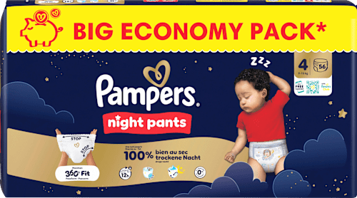 Baby Pants night Gr. 4 (9-15 kg) Big Economy Pack Pampers night pants