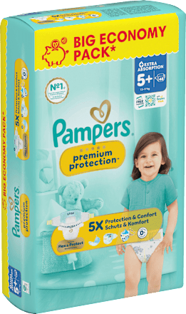 Windeln Gr. 5+ (12-17 kg) Big Economy Pack Pampers premium protection