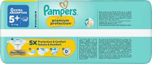 Windeln Gr. 5+ (12-17 kg) Big Economy Pack Pampers premium protection