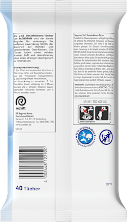 Desinfektionstücher 2in1 Sagrotan