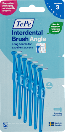 mezizubní kartáčky Angle, 0,6 mm modré TePe
