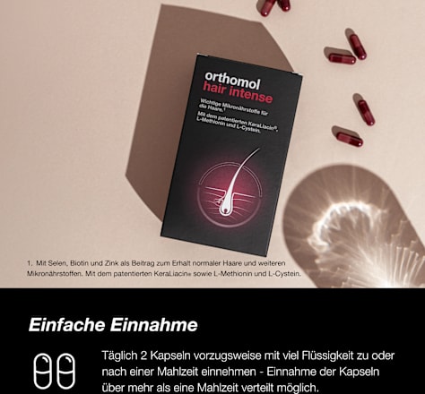 Orthomol Hair Intense Kapseln 60 St orthomol