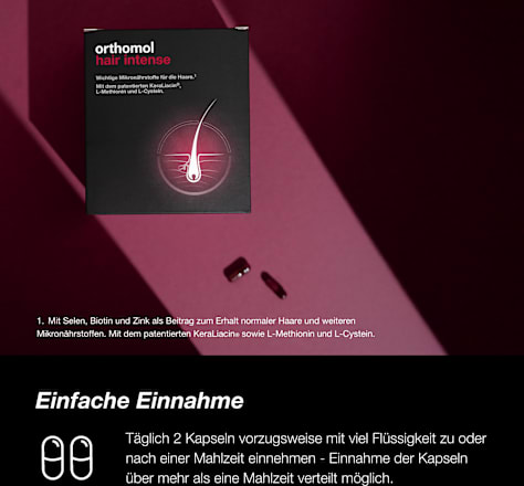 Orthomol Hair Intense Kapseln 180 St orthomol