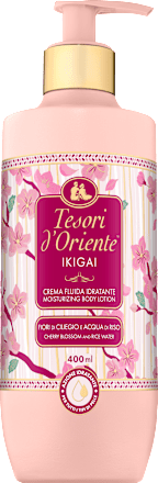 Crema corpo idratante Ikigai in dispenser Tesori d'Oriente