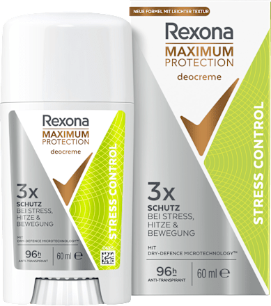 Antitranspirant Deocreme Maximum Protection Stress Control Rexona